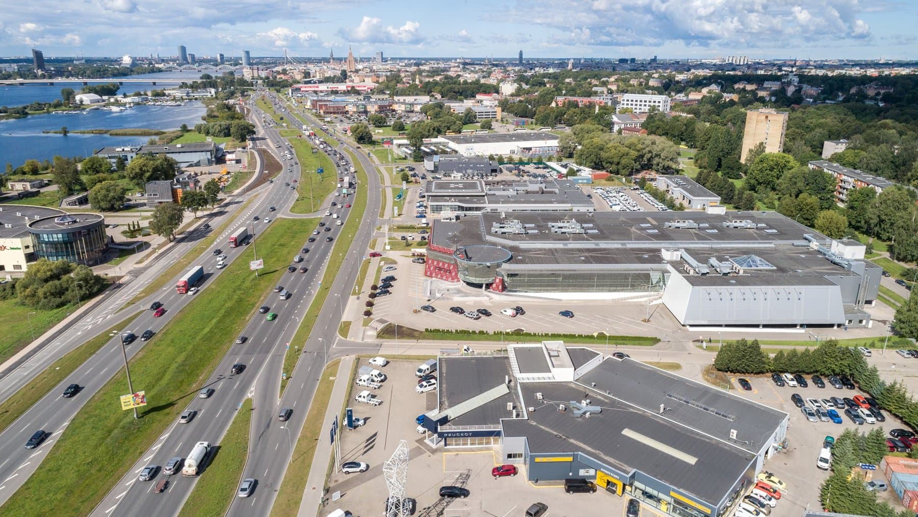 Riga skyline and Daugava river, host city of Radiodays Europe 2026