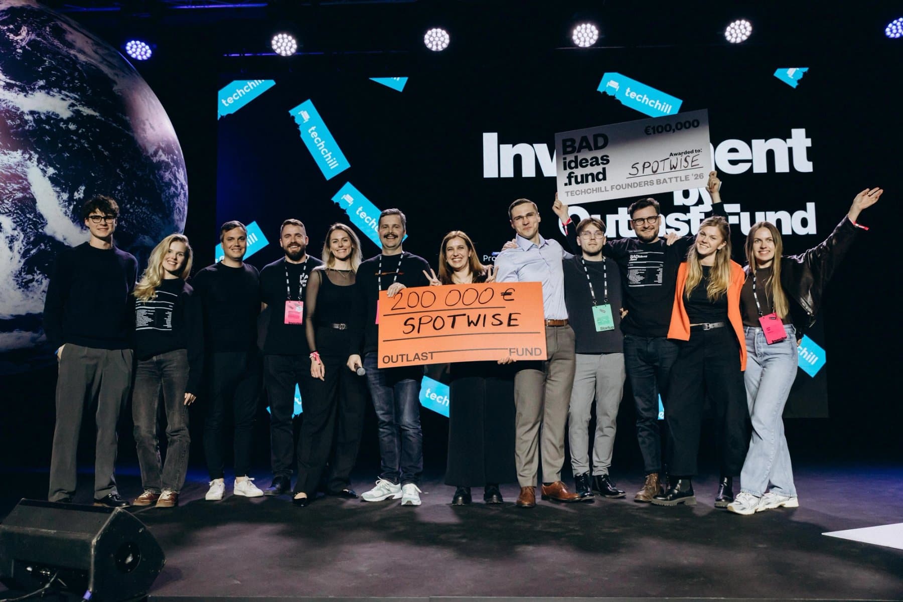 Spotwise team following the company’s pre-seed funding announcement